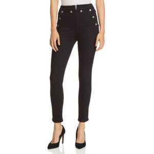 rag & bone Penton Skinny Black Jeans Size 26 High Waist ~ Denim!